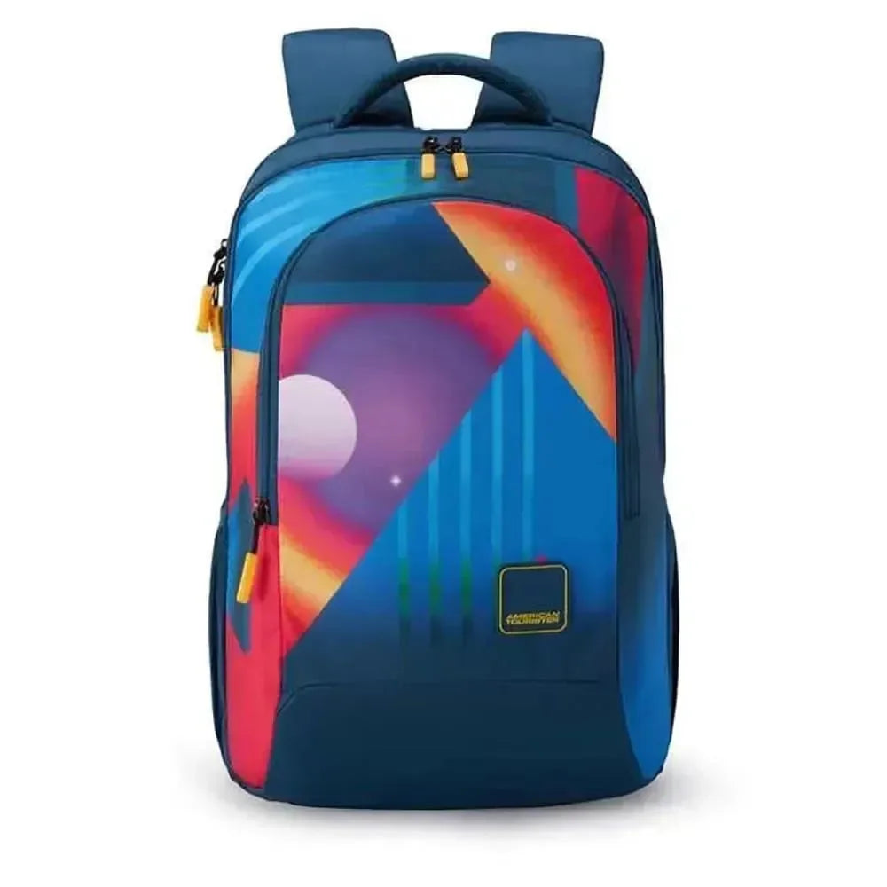American Tourister Quad 3.0 Legion Blue 33.5 Ltrs Casual School Backpack - Naivri