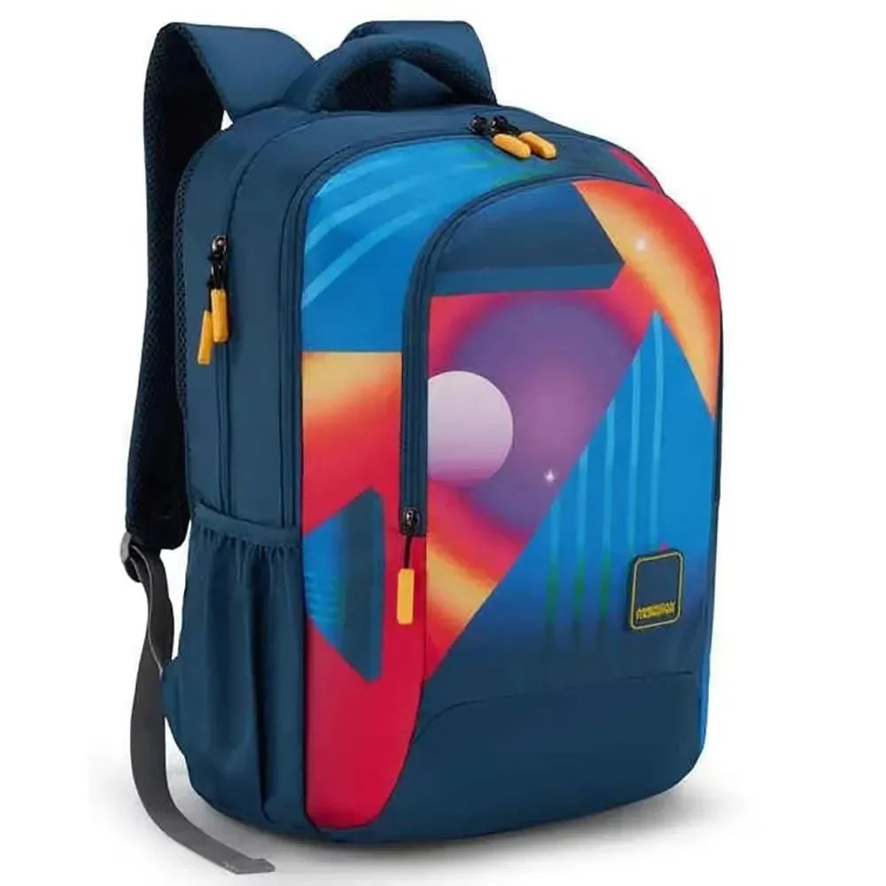 American Tourister Quad 3.0 Legion Blue 33.5 Ltrs Casual School Backpack - Naivri