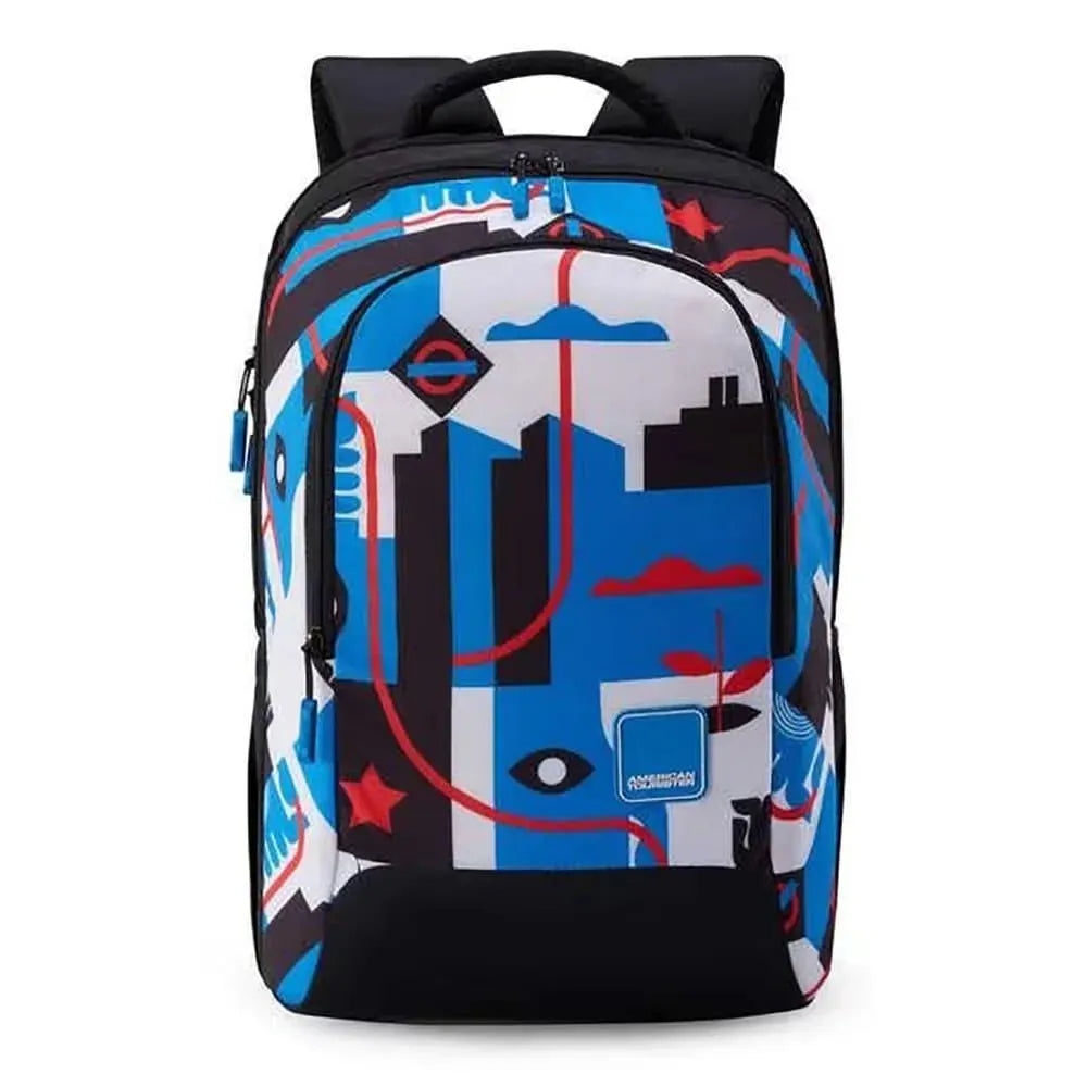 American Tourister Quad 3.0 Vivid Blue 33.5 Ltrs - Naivri