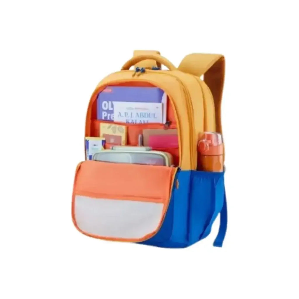 American Tourister Quad 4.0 Mustard XXL Backpack – 35 Litres | Unisex | Age 12+ - Naivri