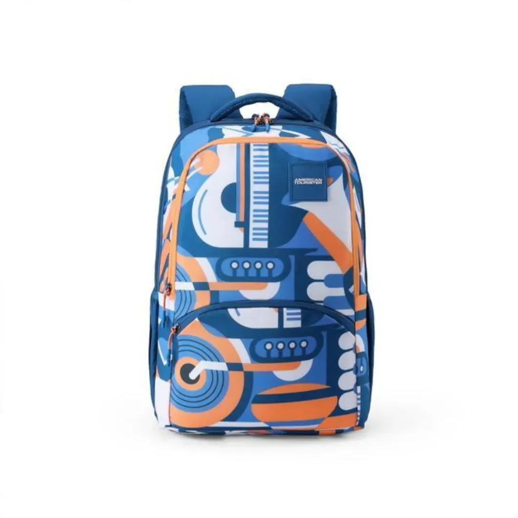 American Tourister Quad 4.0 Teal Orange XXL 35 Ltrs - Naivri