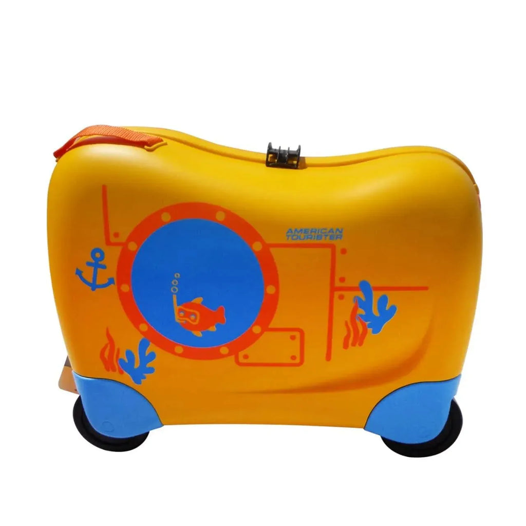 American Tourister Skittle Submarine Yellow Suitcase - Naivri