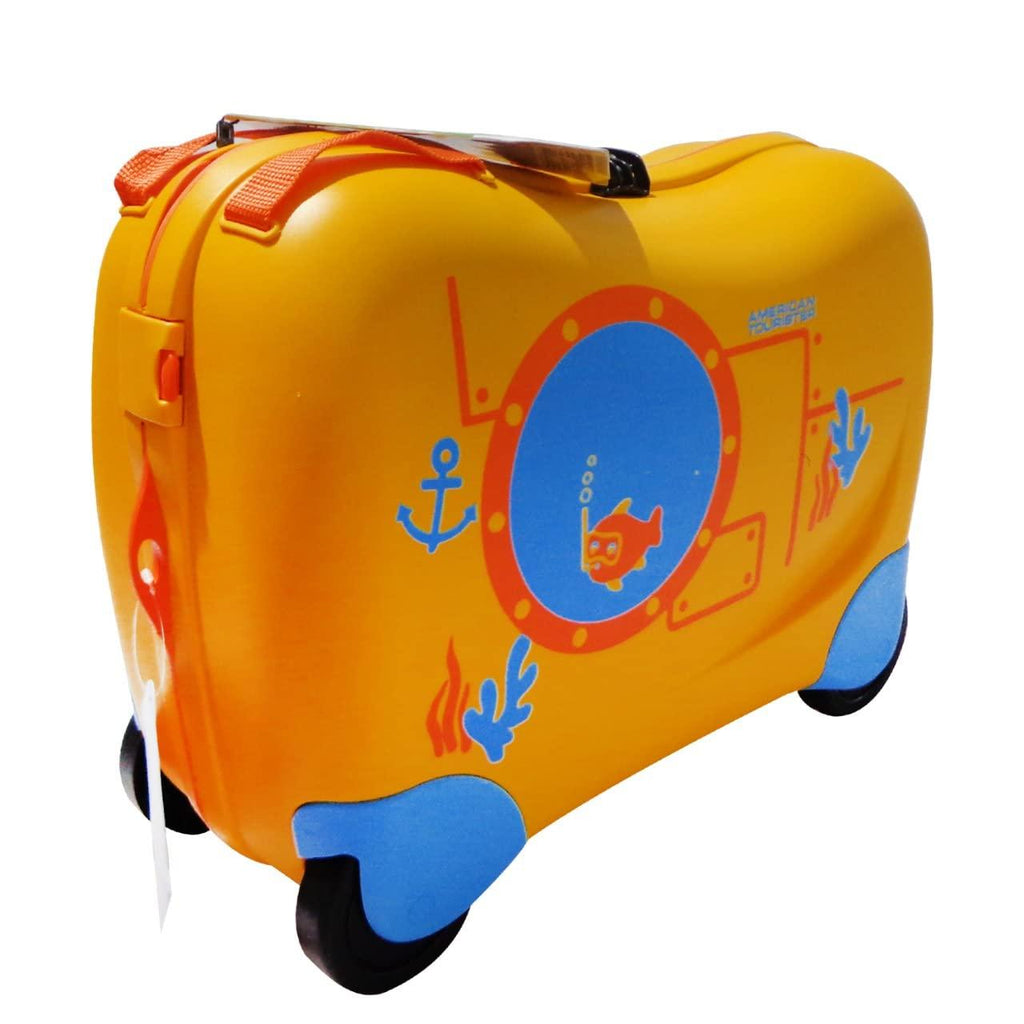 American Tourister Skittle Submarine Yellow Suitcase - Naivri