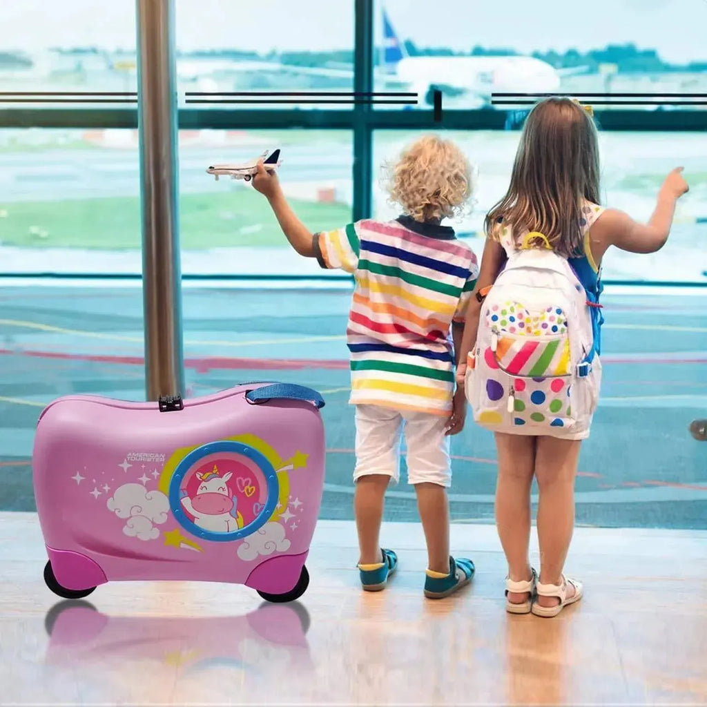 American Tourister Skittle Unicorn Pink Suitcase - Naivri