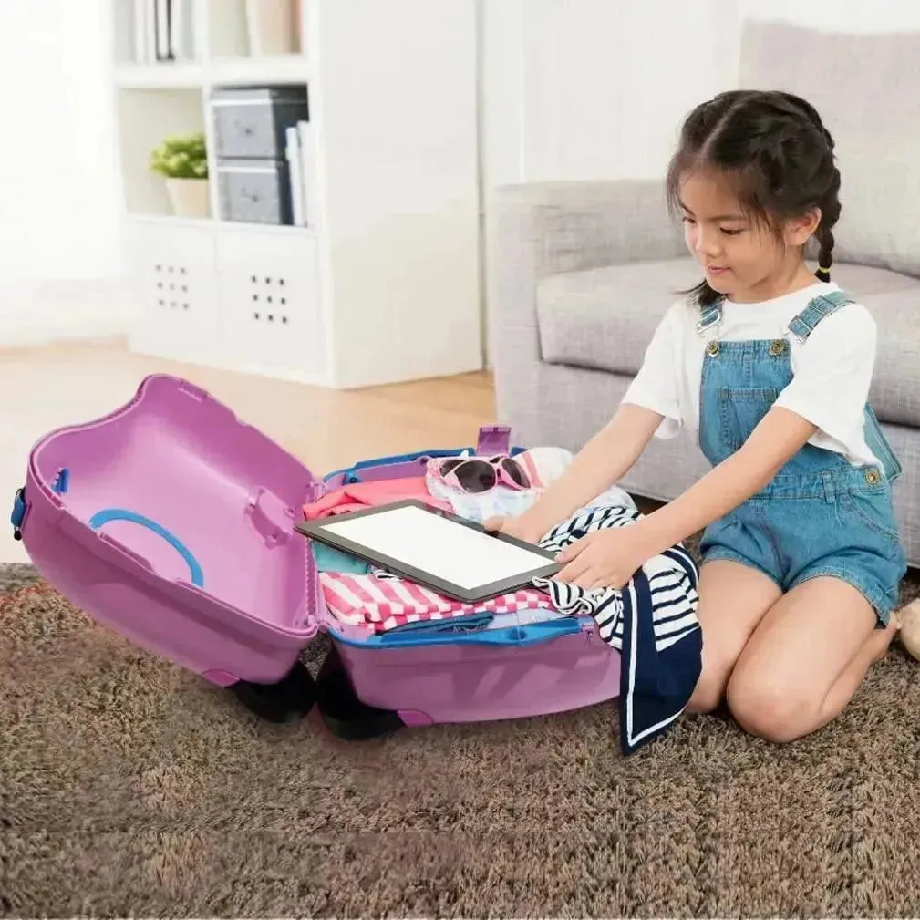 American Tourister Skittle Unicorn Pink Suitcase - Naivri