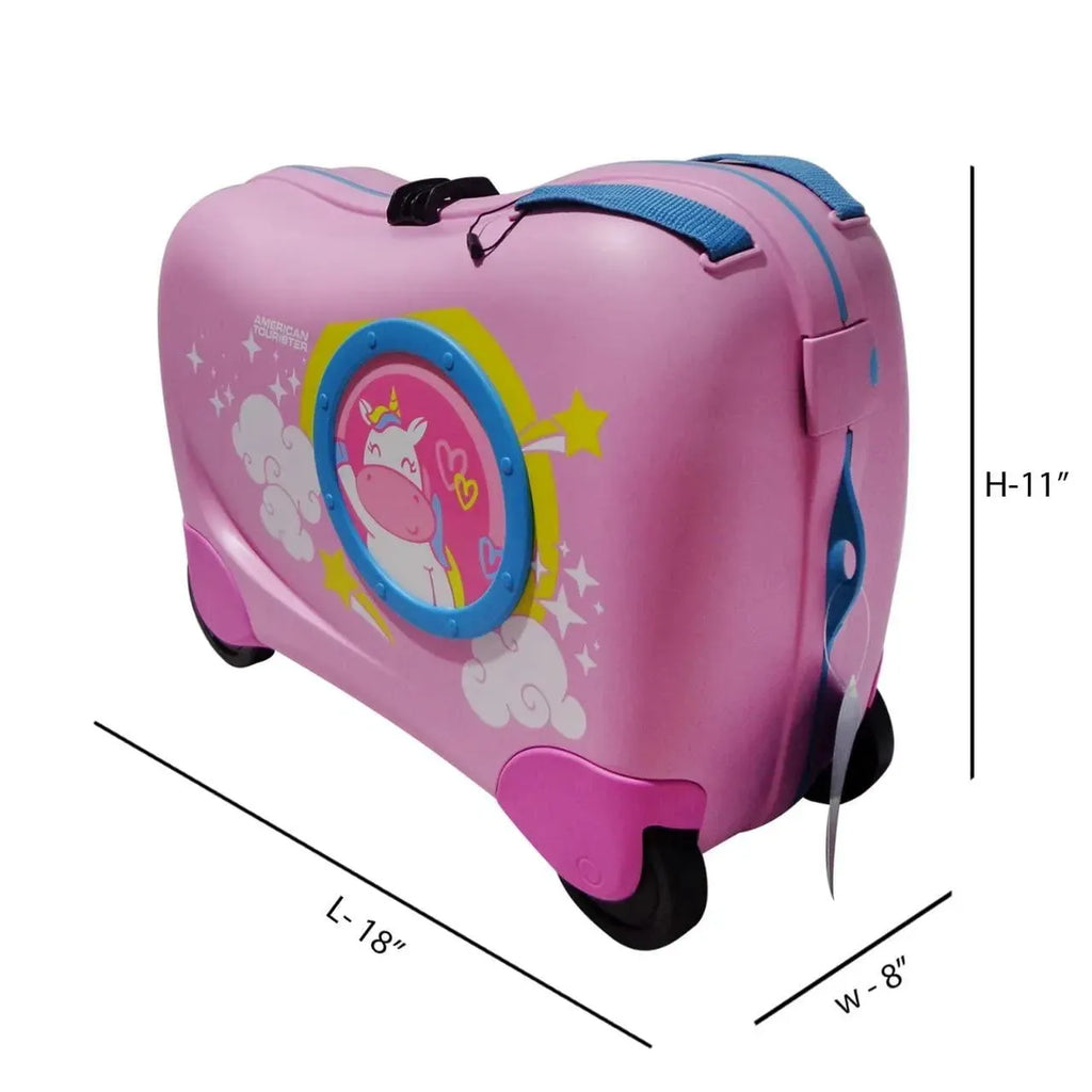 American Tourister Skittle Unicorn Pink Suitcase - Naivri