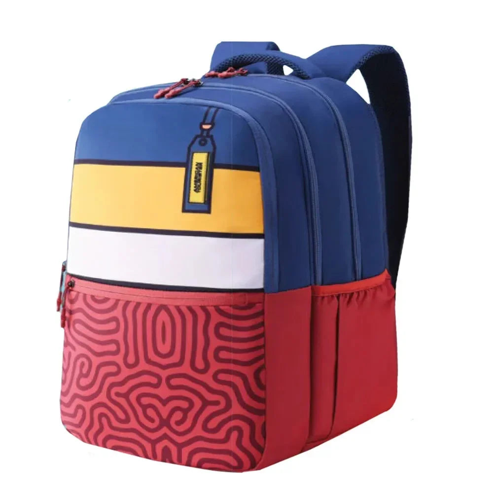 American Tourister Squad 4.0 XXL Navy/Rust 35 Ltrs - Naivri