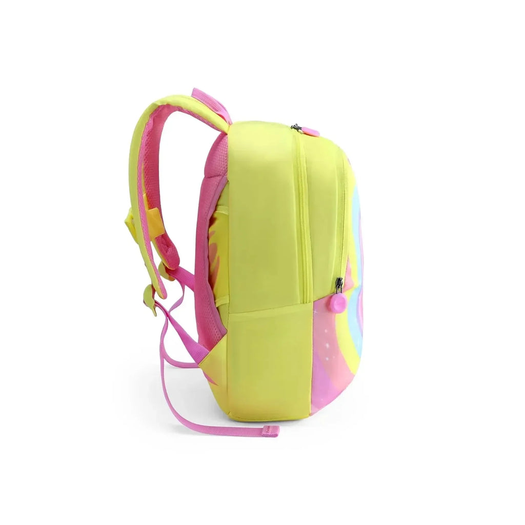 American Tourister Swiddle 4.0 Butterfly Yellow Kids Backpack – 13.5L, Durable & Comfortable - Naivri
