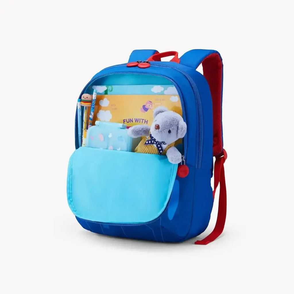 American Tourister Swiddle 4.0 Plane Blue Kids Backpack – 13.5L, Comfortable and Durable - Naivri