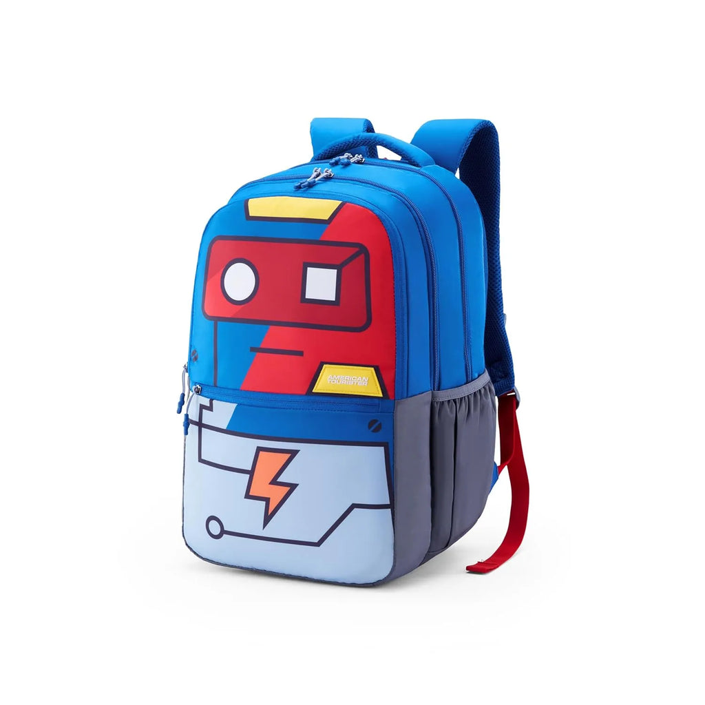 American Tourister Toodle 4.0 XXL Robot Blue 35 Ltrs Backpack - Naivri
