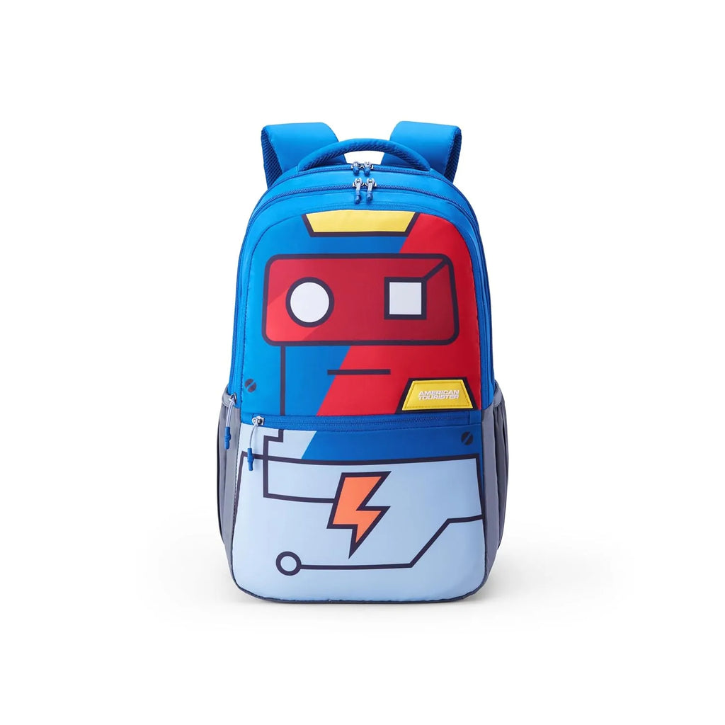 American Tourister Toodle 4.0 XXL Robot Blue 35 Ltrs Backpack - Naivri