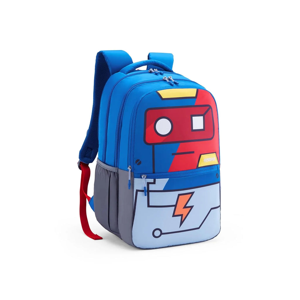 American Tourister Toodle 4.0 XXL Robot Blue 35 Ltrs Backpack - Naivri
