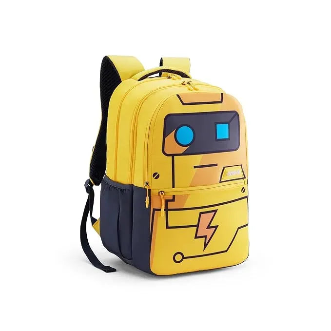 American Tourister Toodle 4.0 XXL Robot Yellow 35 Ltrs - Naivri