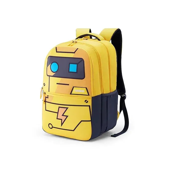 American Tourister Toodle 4.0 XXL Robot Yellow 35 Ltrs - Naivri