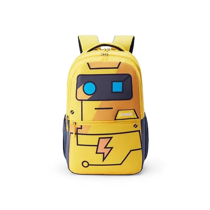 American Tourister Toodle 4.0 XXL Robot Yellow 35 Ltrs - Naivri