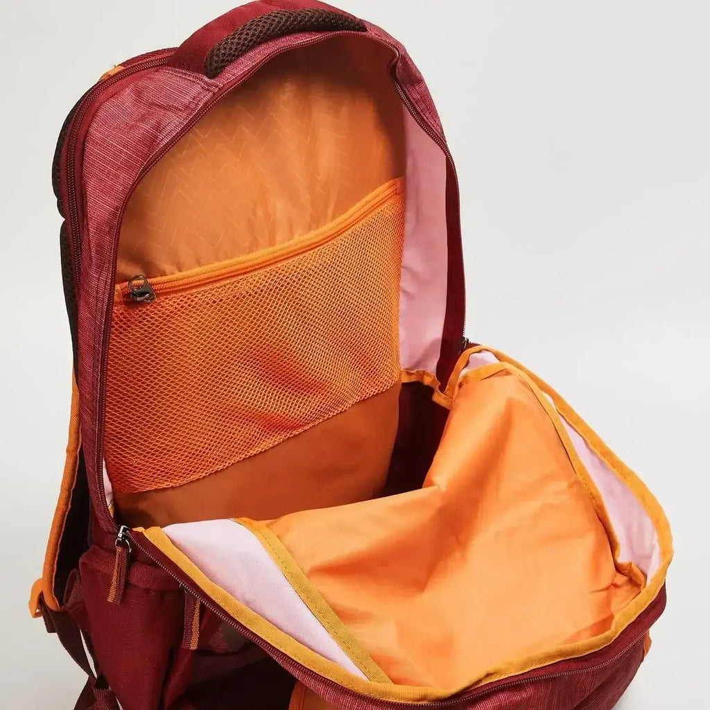 AMERICAN TOURISTER Unisex Printed Zip-Closure Backpack | AMT SIGMA LP BACKPACK 02 RED | Stylish Casual Backpack for Daily Use | 3 Spacious Compartments | Leather Synthetic Build - Naivri