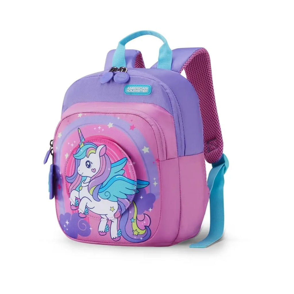 American Tourister Yoodle 3.0 Girls Backpack – Unicorn Pink | 8.5L | Lightweight School & Travel Bag for Kids - Naivri