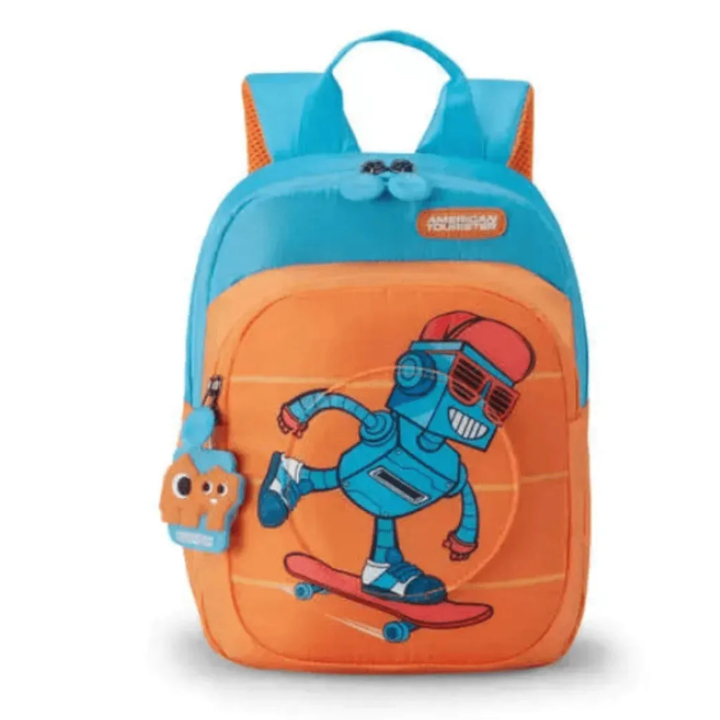 American Tourister Yoodle 3.0 Orange Blue Backpack 8.5 Ltrs - Naivri