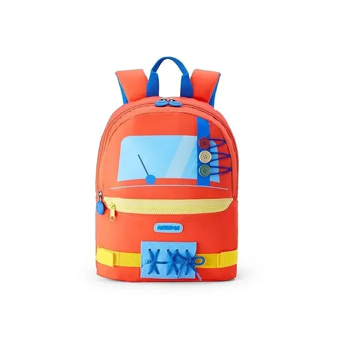American Tourister Yoodle 4.0 Car Orange 11.5L Kids Backpack – Fun, Comfortable & Durable - Naivri