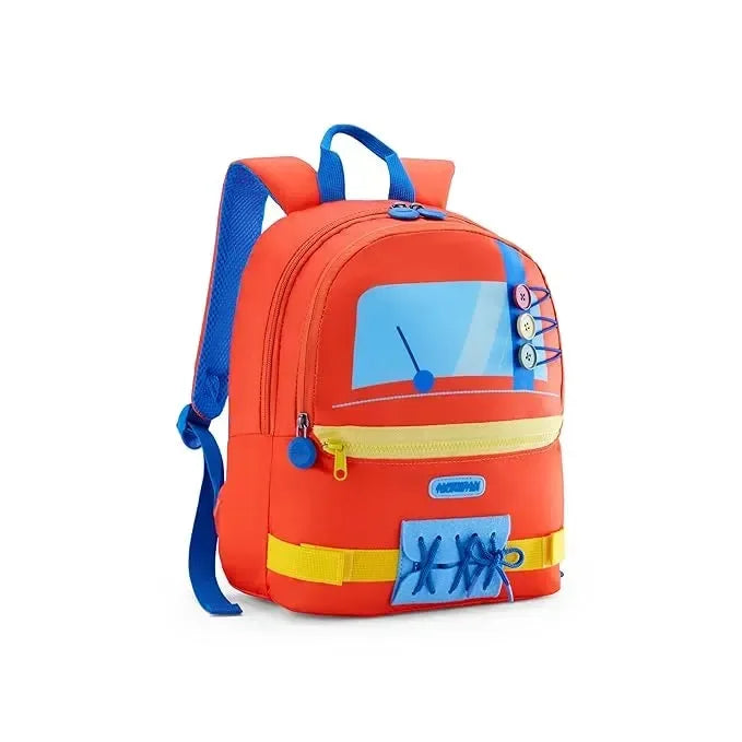 American Tourister Yoodle 4.0 Car Orange 11.5L Kids Backpack – Fun, Comfortable & Durable - Naivri