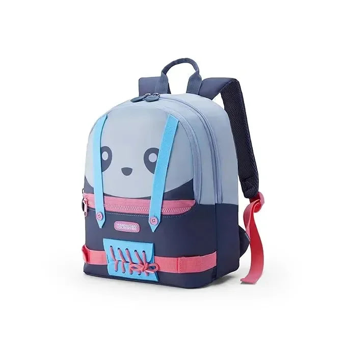 American Tourister Yoodle 4.0 Panda Black Backpack – 11.5 Ltrs | Kids Preschool Bag | Ergonomic Design for Comfort | 1-Year Warranty - Naivri
