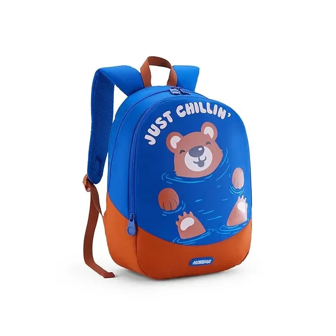 American Tourister Zoodle 4.0 Navy Bear Backpack – 13L | Toddler Backpack | Fun & Comfortable Design | 1-Year Global Warranty - Naivri
