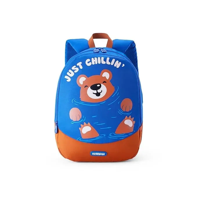 American Tourister Zoodle 4.0 Navy Bear Backpack – 13L | Toddler Backpack | Fun & Comfortable Design | 1-Year Global Warranty - Naivri