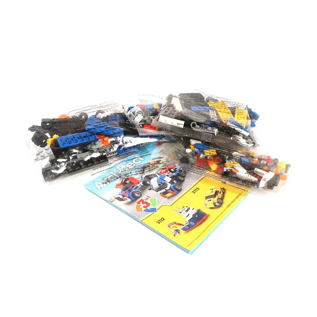 Architect Bricks 3114 Vehicle Transporter Building Set – 264 Pcs STEM-Compatible DIY Construction Toy for Kids Ages 6+ | Compatible with Major Brick Brands - Naivri