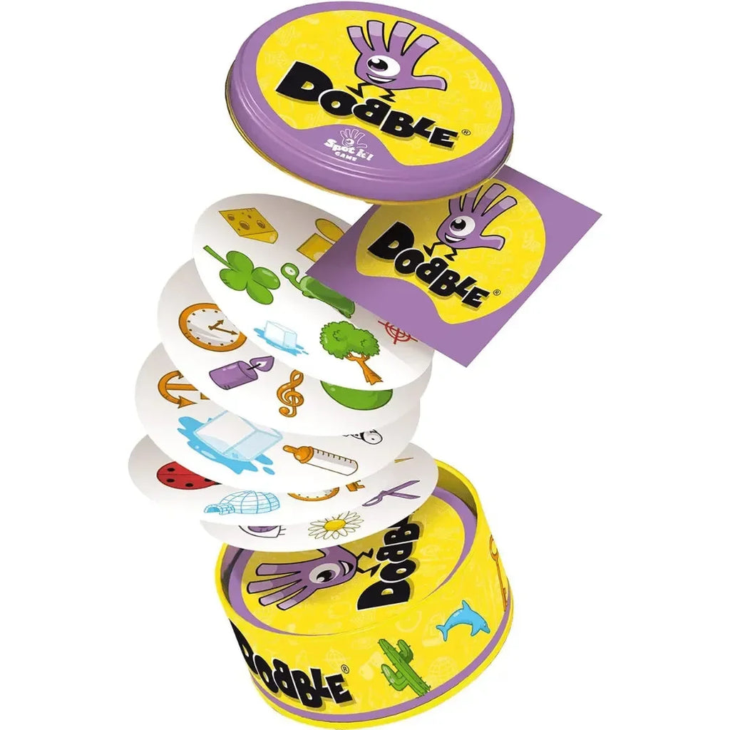 Asmodee Dobble Spot The Catch! – Fast-Paced Visual Matching Card Game for Kids and Families - Naivri