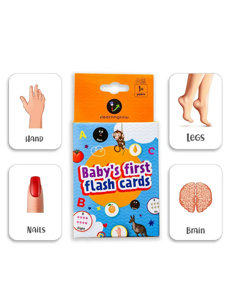 Baby's First Body Parts Flash Cards - Naivri