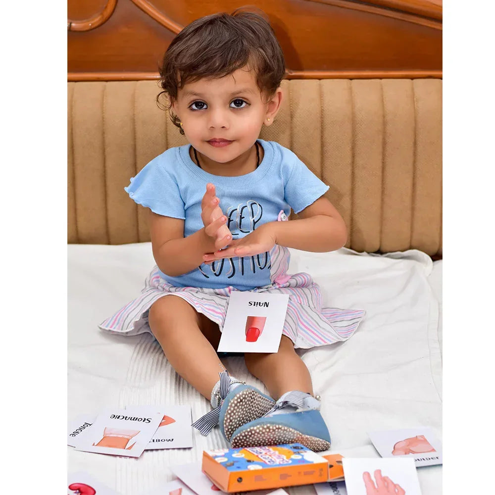 Baby's First Body Parts Flash Cards - Naivri