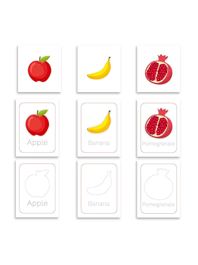 Baby's First Fruits Flash Cards - Naivri