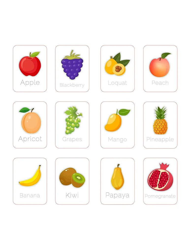 Baby's First Fruits Flash Cards - Naivri