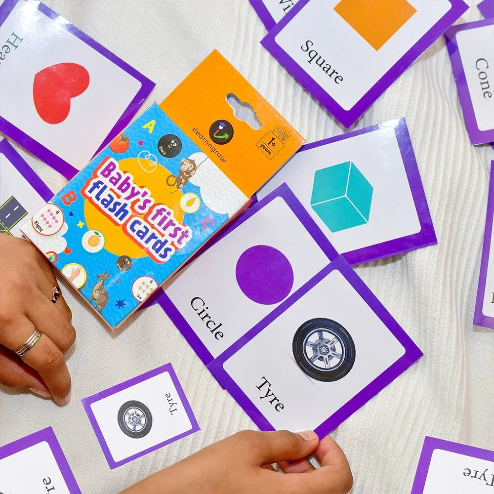 Baby's First Shape Flash Cards - Naivri