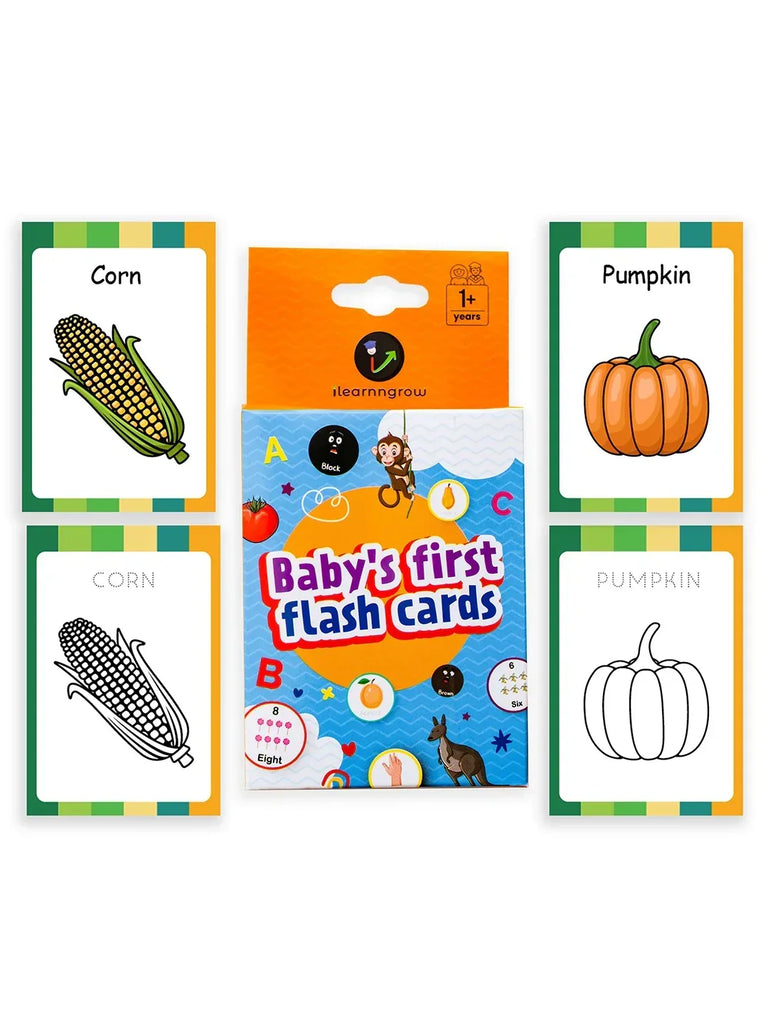Baby's First Vegetables Flash Cards - Naivri
