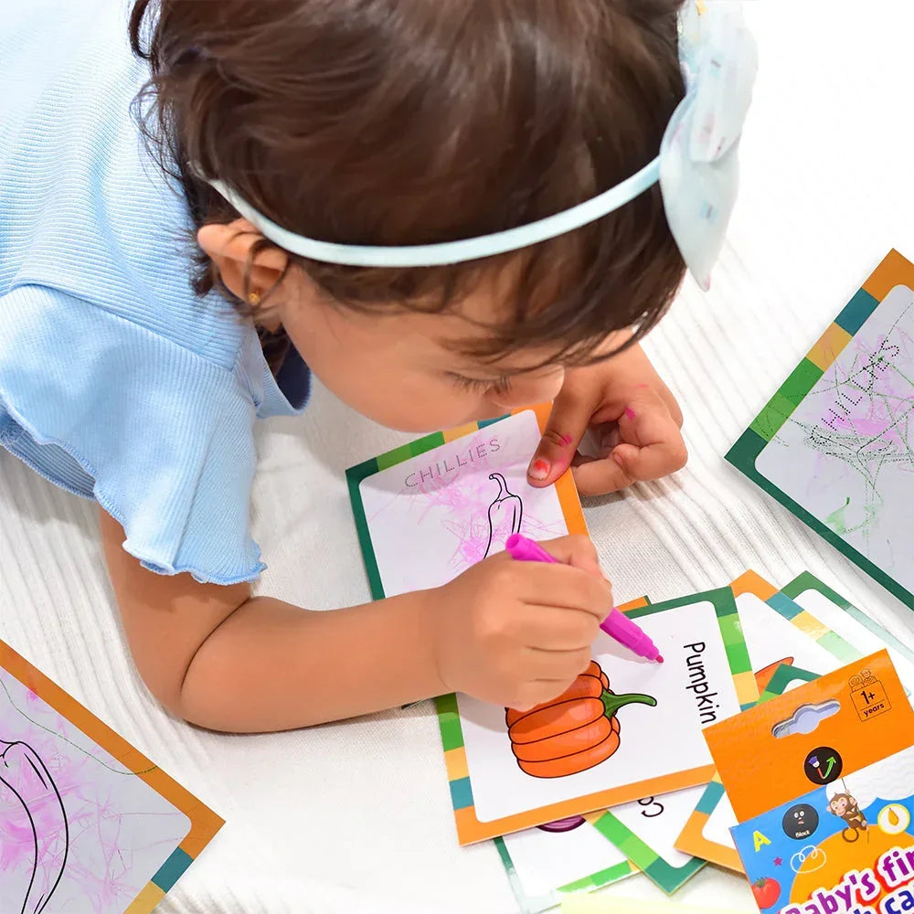 Baby's First Vegetables Flash Cards - Naivri