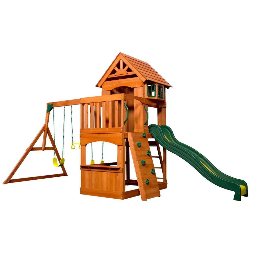 Backyard Atlantic Play Tower Including Swings - Naivri