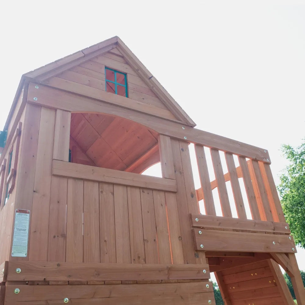 Backyard Hill Crest Play Tower Including Swings - Naivri