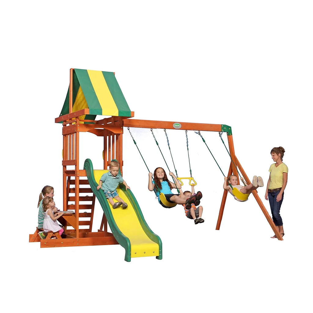 Backyard Sunnydale Play Tower Including Swings - Naivri