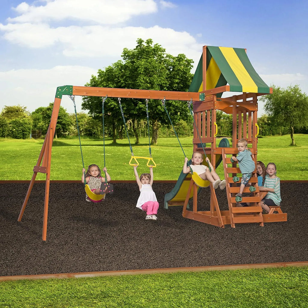 Backyard Sunnydale Play Tower Including Swings - Naivri