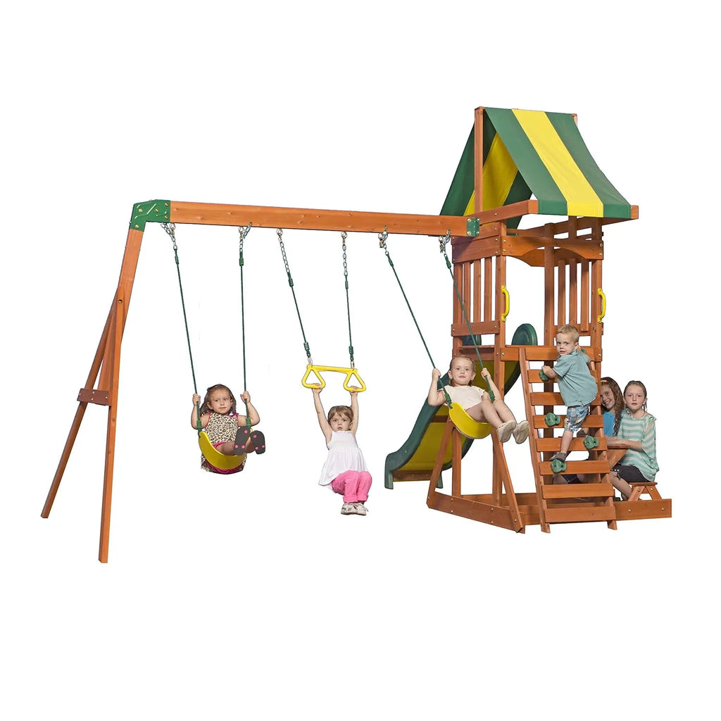 Backyard Sunnydale Play Tower Including Swings - Naivri