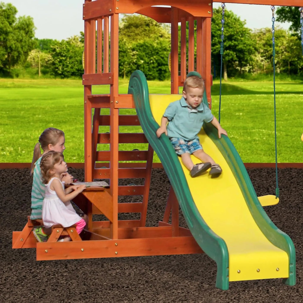 Backyard Sunnydale Play Tower Including Swings - Naivri