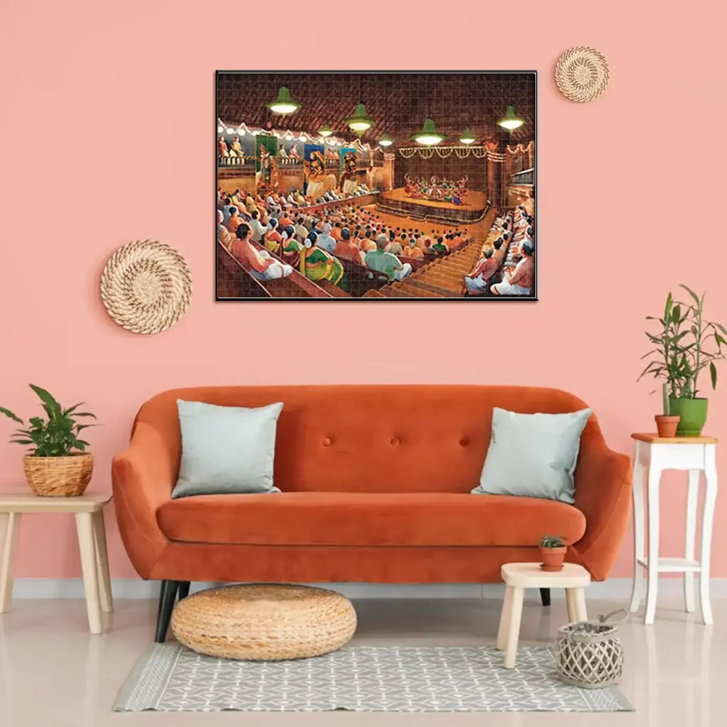 Baffll Kathakali Heritage 1000-Piece Jigsaw Puzzle – Premium Cultural Artwork for Ages 15+ - Naivri