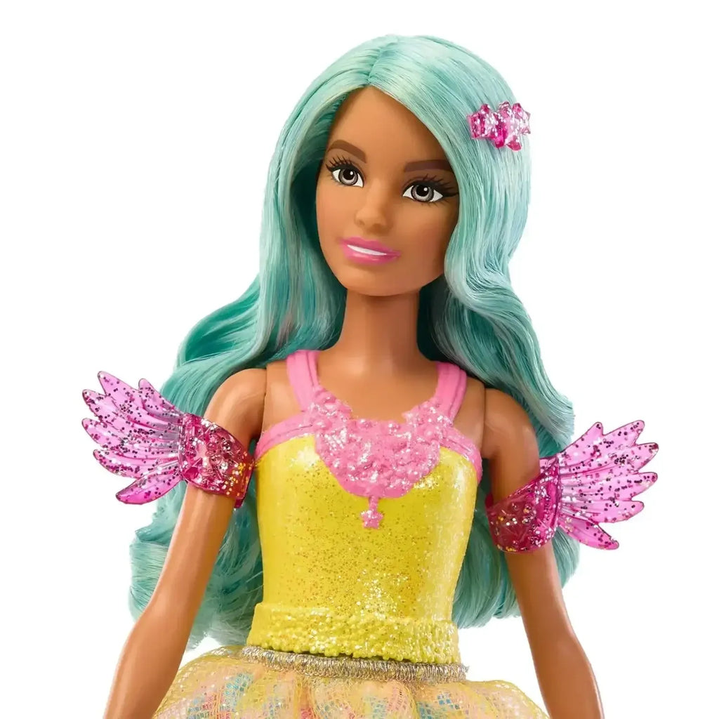 Barbie A Touch of Magic Doll & Accessories – Teresa with Fantasy Outfit, Pet, Leash & Styling Accessories - Naivri