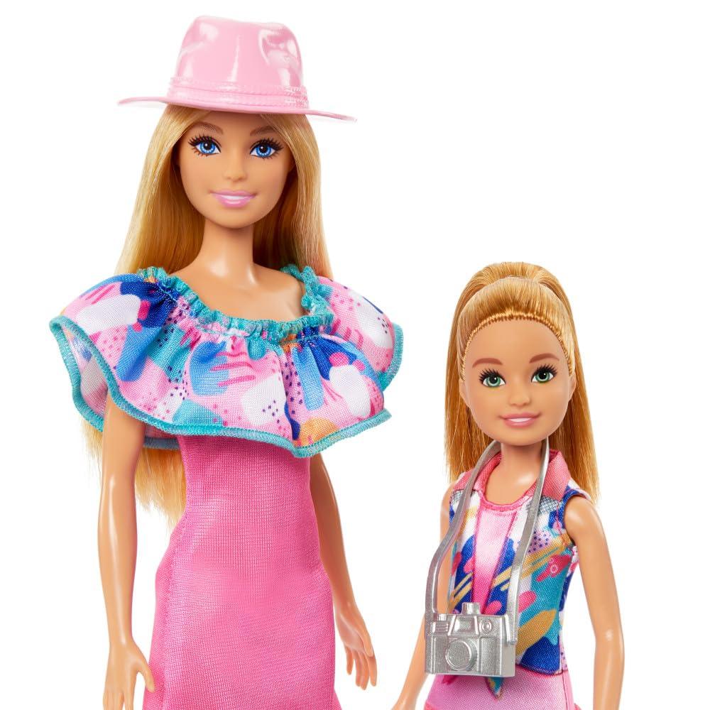Barbie & Stacie Sister Doll Set With 2 Pet Dogs & Accessories HRM09 - Naivri