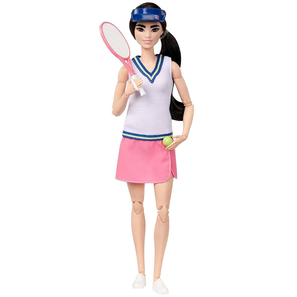 Barbie Career Tennis Player Doll With Racket And Ball HKT73 - Naivri