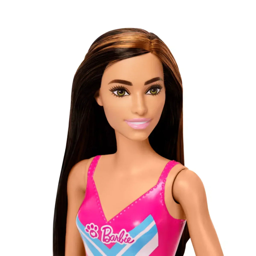 Barbie Cheerleader Fashion Doll in Pink Uniform with Pom Pom, Flag & Puppy Mascot - Naivri