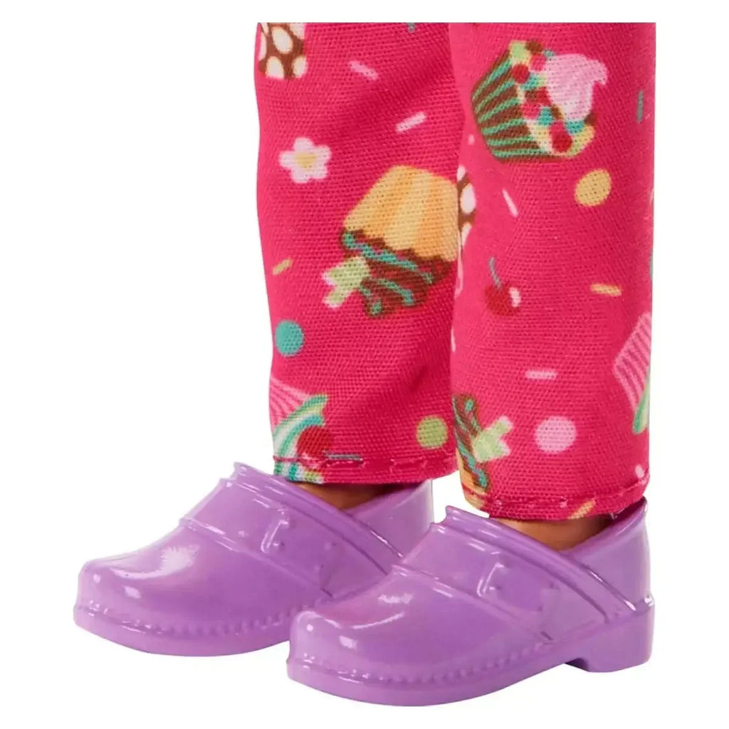 Barbie Doll & Accessories, Career Pastry Chef Doll with Hat and Cake Slice - Naivri