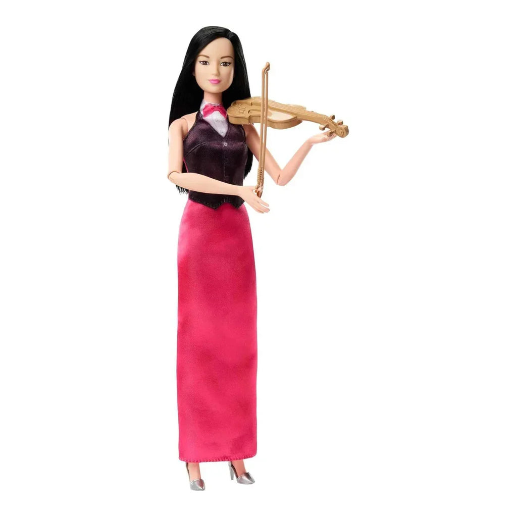 Barbie Doll & Accessories, Career Violinist Musician Doll with Violin and Bow - Naivri