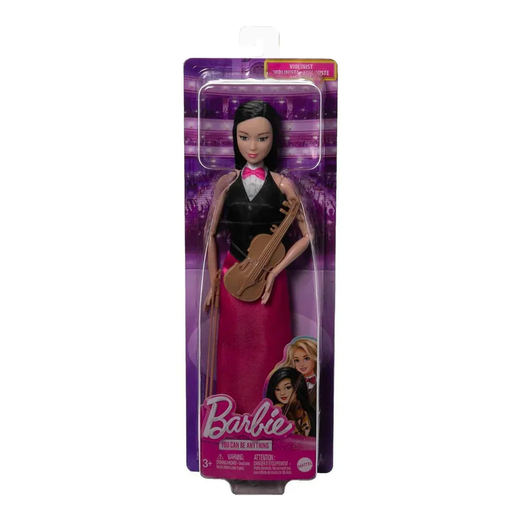 Barbie Doll & Accessories, Career Violinist Musician Doll with Violin and Bow - Naivri